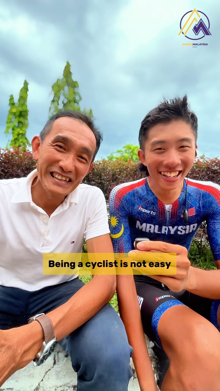 Cyclists bound by blood, legacy, and love of the sport.

Former national cyclist Tsen Seong Hoong passes the torch to his 21-year-old son, Tsen Ren Bao, who steps onto his debut Le Tour de Langkawi grand stage.

It’s a special moment for the father and son duo as Ren Bao’s entry comes 20 years after his father’s last race in 2003, the same year Ren Bao was born.