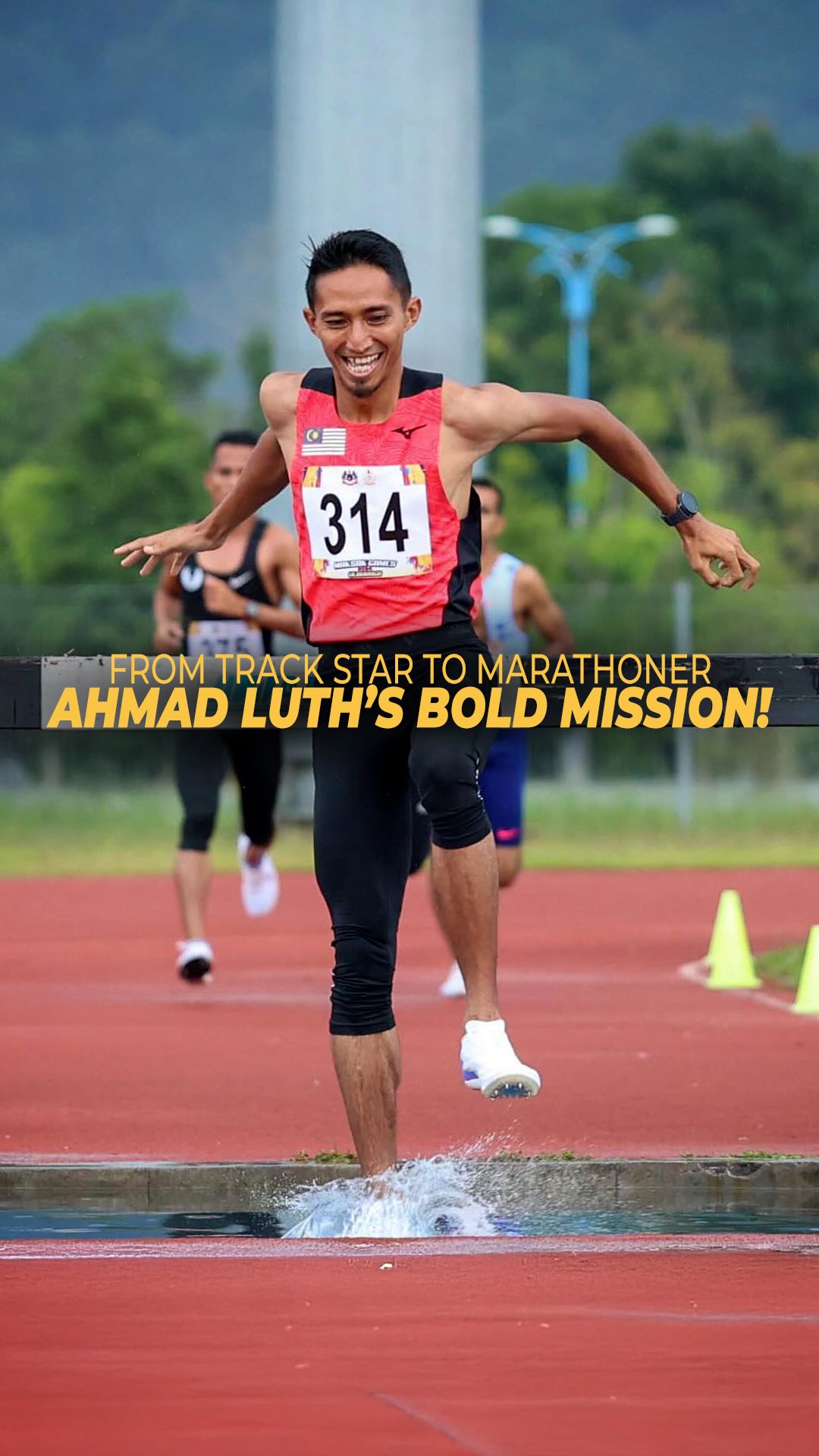 Luth’s Limits? There Are None.

A powerhouse in middle and long-distance running, his name echoes across the track and field scene.

With four SEA Games appearances and national titles in the 800m, 1500m, and 3000m steeplechase, he once ruled the track. 

Now, he’s setting his sights on a new battlefield - the Osaka Marathon, chasing a spot in the SEA Games marathon.

Ahmad Luth - will this bold leap redefine his legacy?