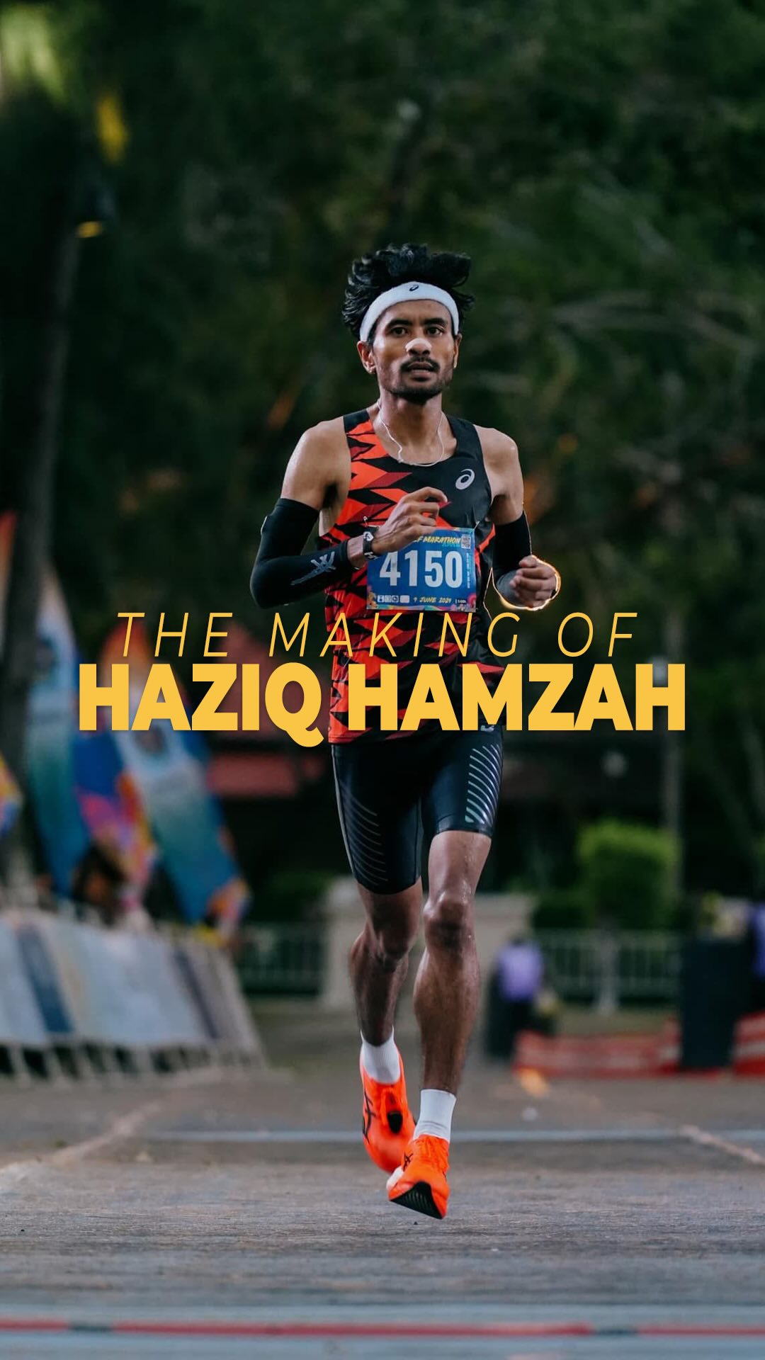 THE MAKING OF HAZIQ HAMZAH

You’ve seen him dominate local marathons, leading the pack and claiming podium spots.

With his lean, tanned frame, and a signature cascade of windswept curls, Haziq Hamzah isn’t just a marathoner, he’s a force you remember long after the race is over.

You know his victories. But do you know the journey that shaped him into one of Malaysia’s finest marathoners?